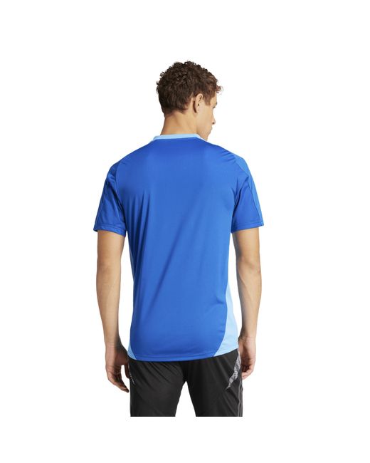 Adidas Blue Tiro 25 Competition Training T-Shirt for men
