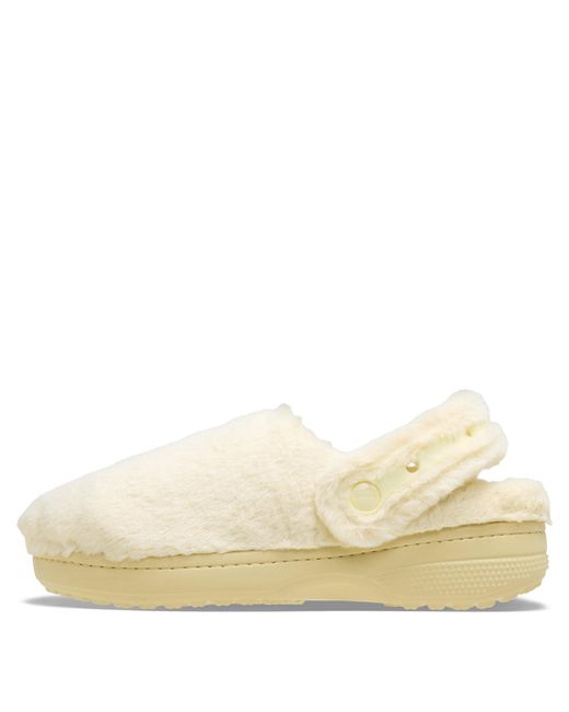 CROCSTM Natural Unfurgettable Lined Mule Slippers