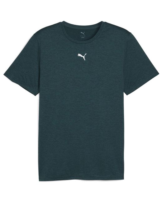 PUMA Blue Tad Short Sleeve Performance Gym Top for men