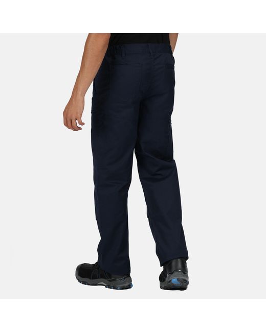 Regatta Blue Pro Action Workwear Trousers (Regular Leg) for men