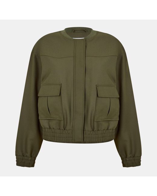 Jack Wills Green Bomber Jacket