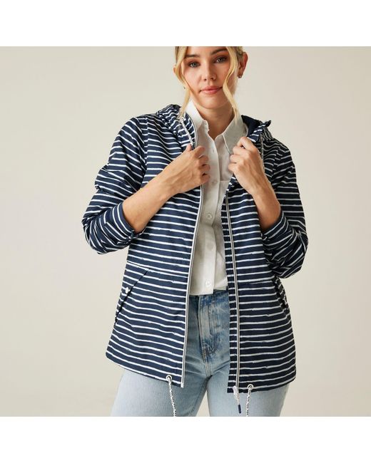 Regatta Blue Bayletta Ii Waterproof Breathable Recycled Waterproof Jacket