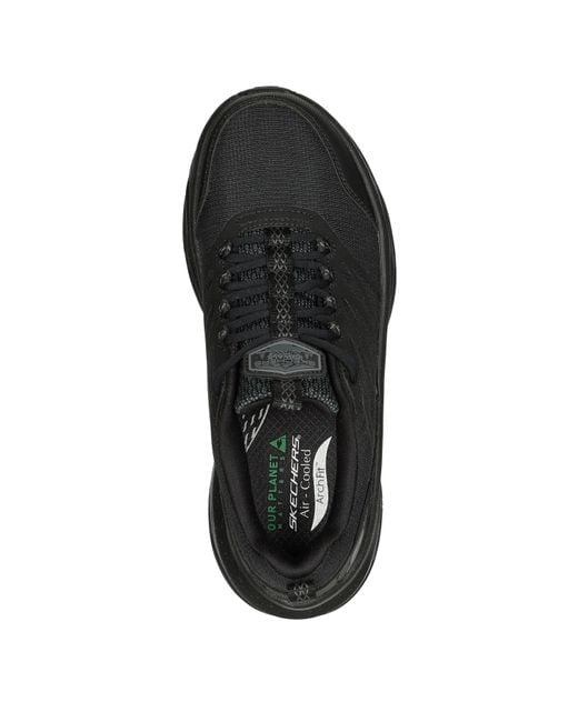 Skechers Blue Slip On Trainers
