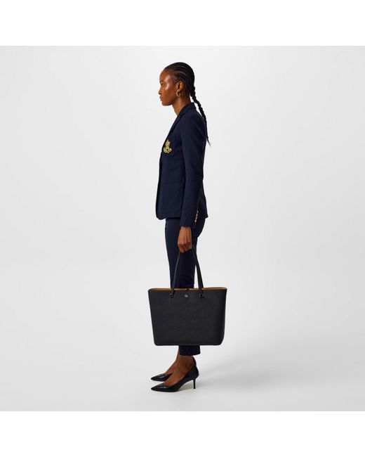 Ralph Lauren Black Lanette Court Stiletto Heels