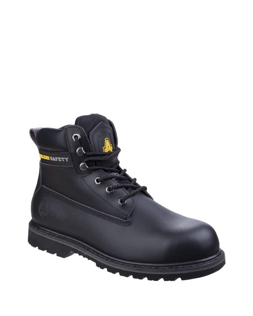 Amblers Safety Black Fs9 Goodyear Welted Safety Boot for men