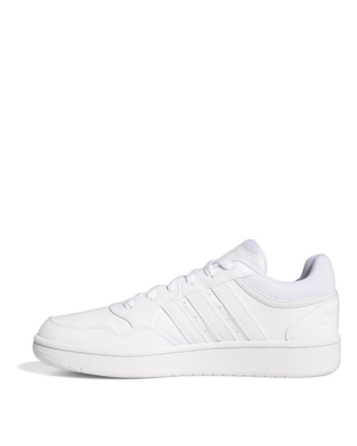 Adidas White Hoops 3.0 Ladies Trainers