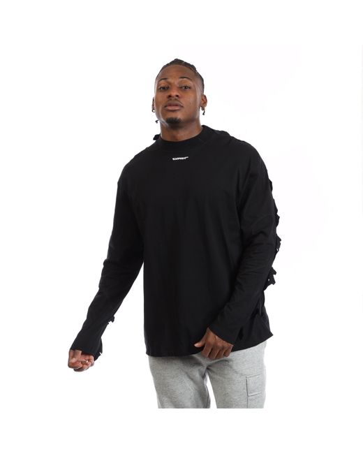 Off-White c/o Virgil Abloh Black Post Archive Faction T-Shirt for men