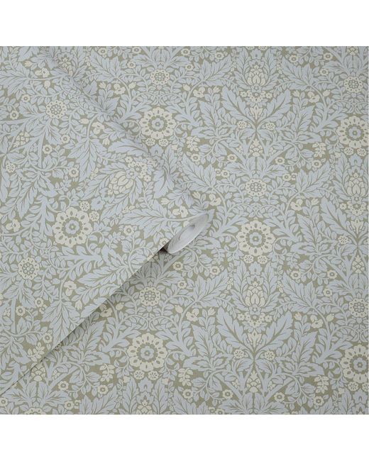 Laura Ashley Gray Delamore Wallpaper
