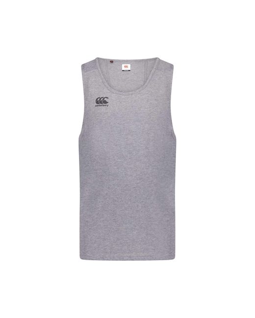 Canterbury Gray Tempo Training Vest Adults for men