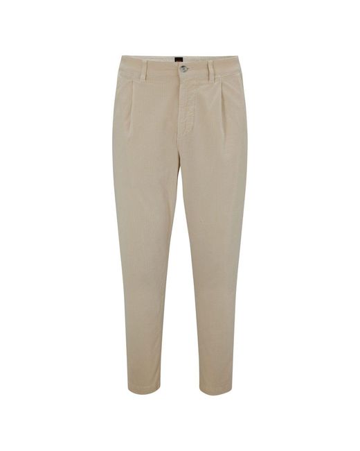 Boss Natural Schino-Shyne 10243987 01 Straight Leg Trousers for men