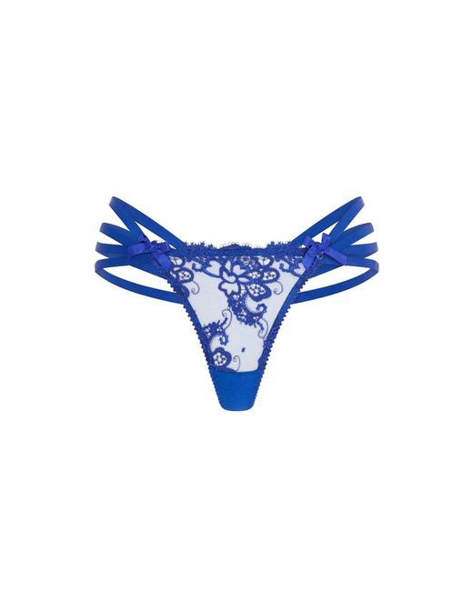 Agent Provocateur Blue Dioni Thong