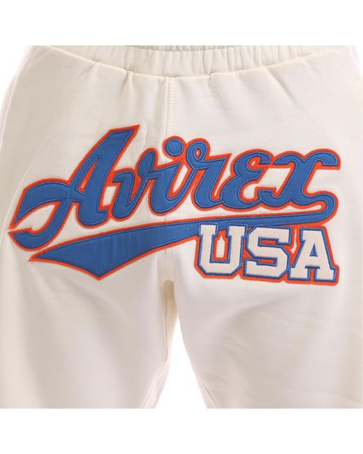 Avirex Blue Haven Jersey Jogger Shorts for men
