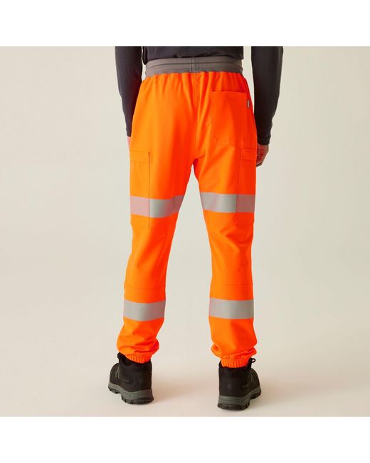 Regatta Orange Hi-Vis Prolite Stretch Jogger for men