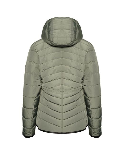 Dare 2b Green Quilted Waterproof Fitted Insulated Puffer Jacket
