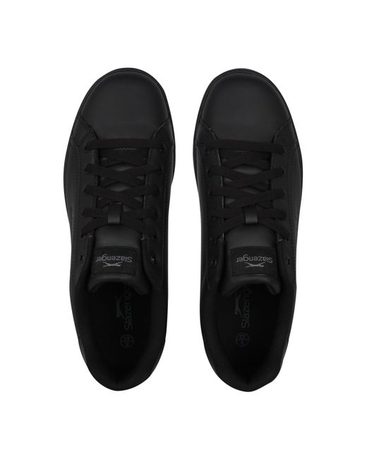 Slazenger 1881 Black Ash Lace Trainers for men
