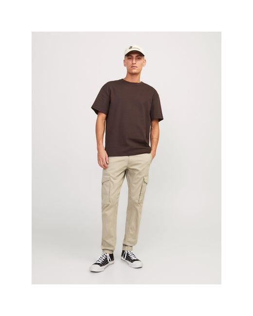 Jack & Jones Natural Paul Cargo Trouser for men