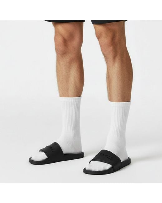 Jack Wills Black Logo Sliders
