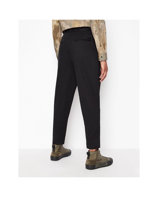 ARMANI EXCHANGE Black Trousers for men