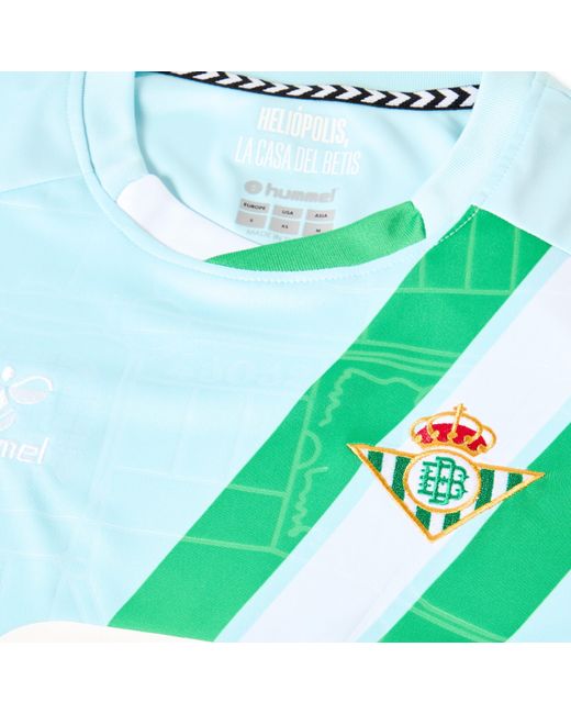 Hummel Green Real Betis Away Shirt 2025 2026 Adults for men