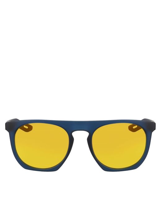 Nike Blue Flatspot Xxii Wayfarer Sunglasses