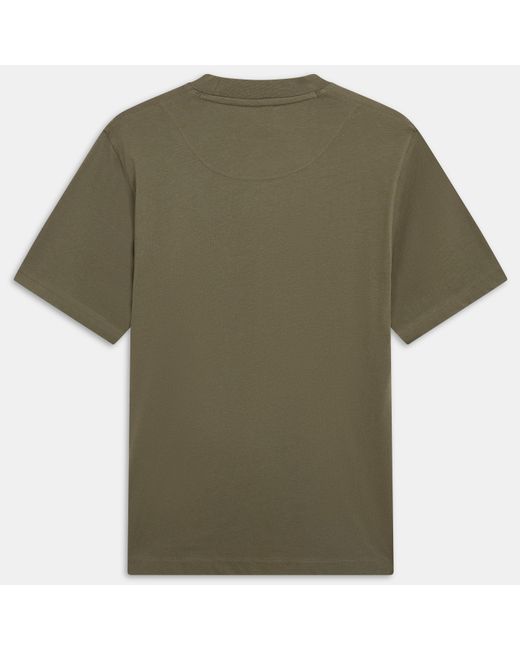 Ted Baker Green Ss Box Graphic Logo Tee for men