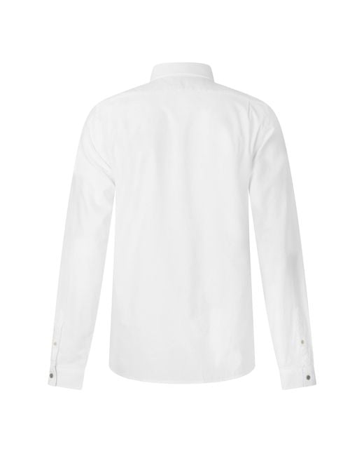 Paul Smith White Ps Multi Button Ls Sn64 for men