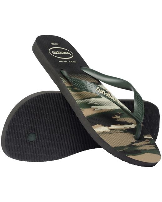 Havaianas Green Top Camu Flip Flops for men