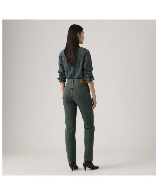 Levi's Green 501 Straight-F