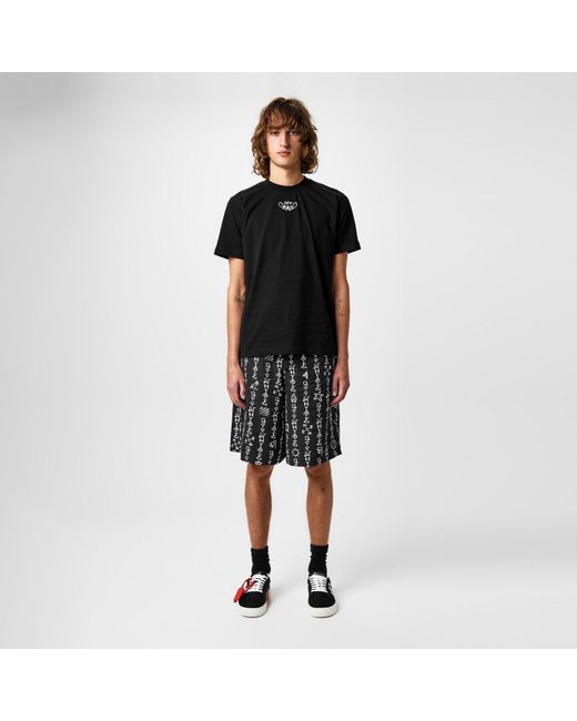 Off-White c/o Virgil Abloh Black Bandanna Skate T-shirt for men