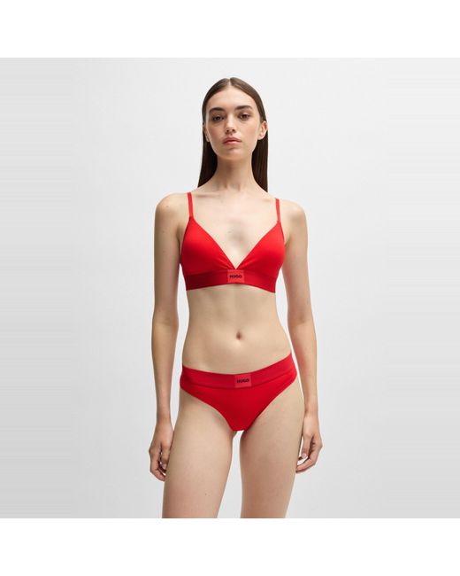 HUGO Red Boss Triangle Bra