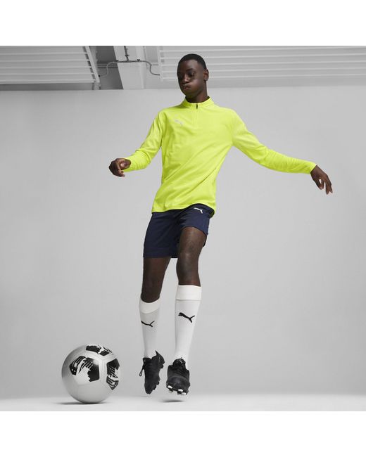 PUMA Yellow Teamfinal Training 1/4-Zip Fleece for men