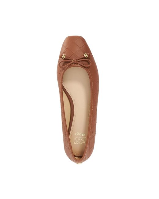 Dune Brown Hampers Ballet Pumps