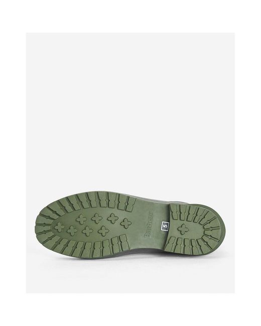 Barbour Green Wilton Chelsea Wellington Boots