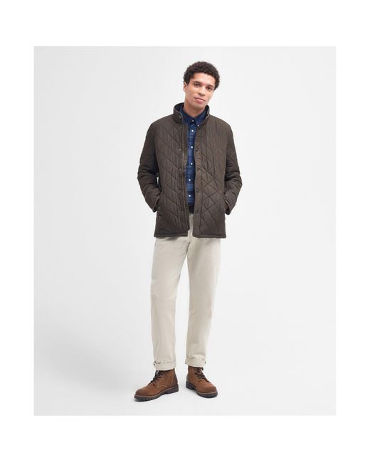 Barbour Brown Powell Jacket for men