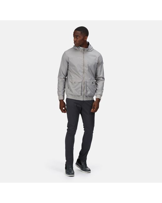 Regatta Gray Reaver Waterproof Jacket for men
