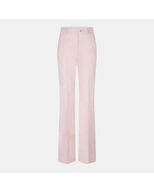 Boss Pink Terela Straight Leg Trousers