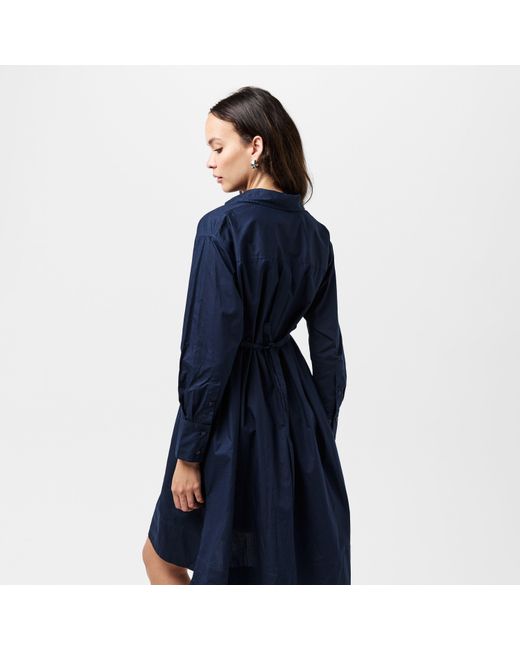 French Connection Blue Rhodes Shirt Dress