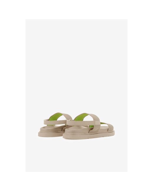 Ecoalf White Thaisalf Lightweight Flat Sandals