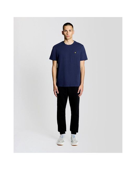 Lyle & Scott Blue Lyle & Scott Small Eagle T-Shirt for men