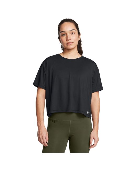 Under Armour Black Motion Short-Sleeve Performance Gym Top
