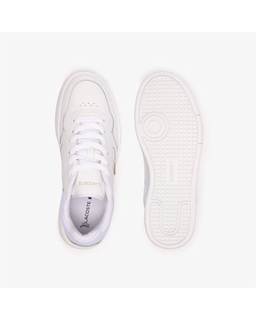 Lacoste White Lineset Trainers