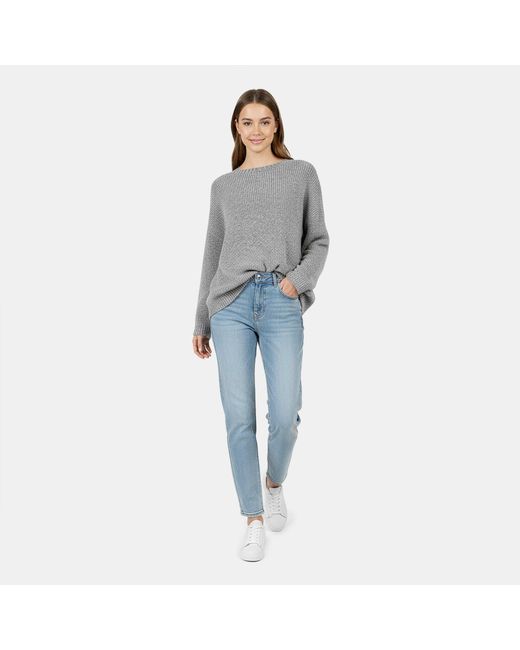 Jack Wills Gray Chenille Crew Neck Jumper