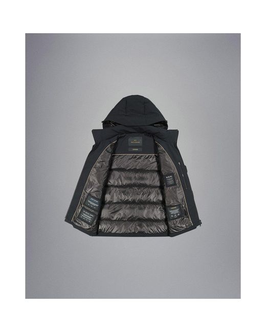 Paul & Shark Black Typhoon Short Puffer Jacket for men