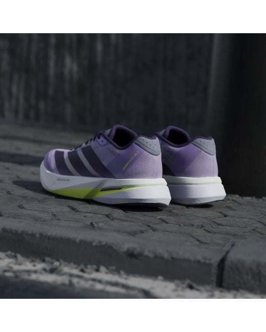 Adidas Blue Adizero Boston 13 Road Running Shoes