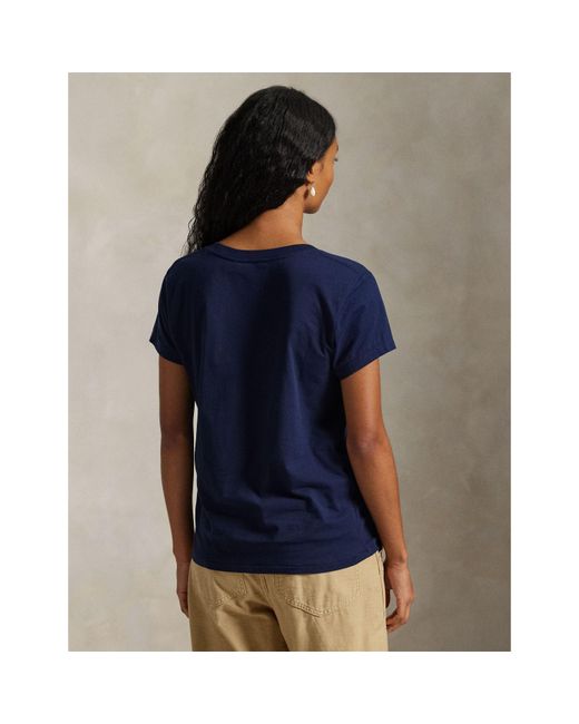 Polo Ralph Lauren Blue V-Neck T-Shirt