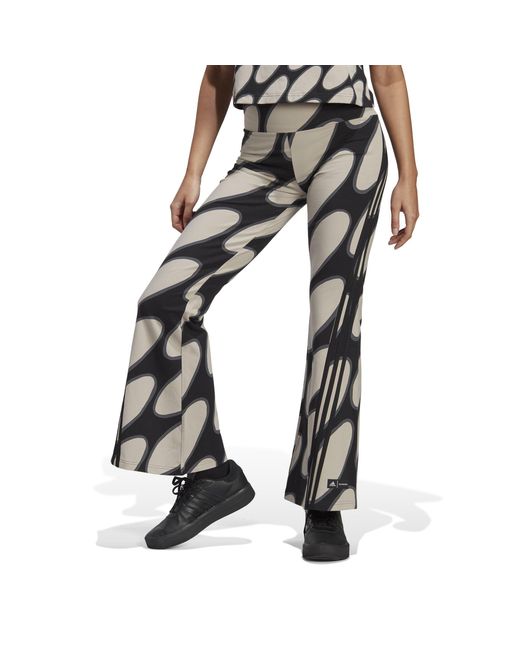 Adidas Black X Marimekko Future Icons Flared Leggings