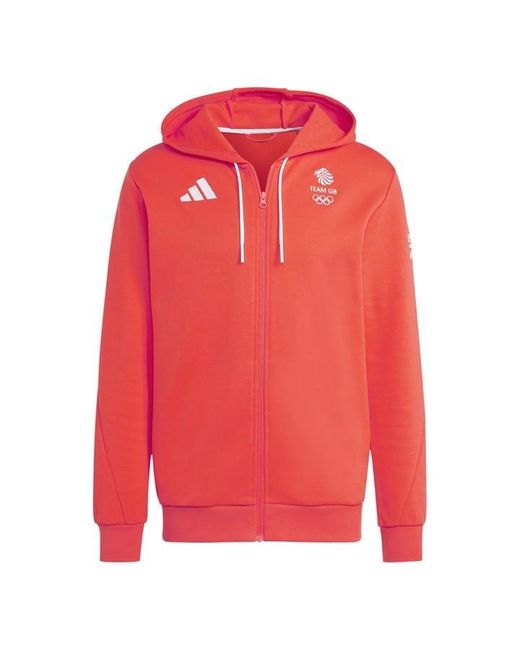 Adidas Red Team Gb Hoodie Adults for men