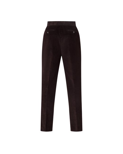 Without Prejudice Blue Norton Slim Fit Corduroy Suit Trousers for men