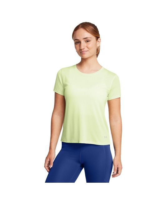Under Armour Yellow Streaker Ss Running Top