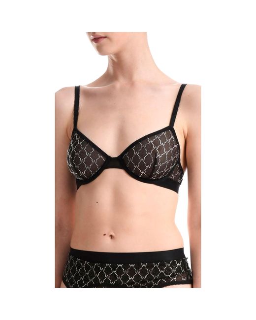 Wolford Black Seamless Non-Wired Scoop Bralette